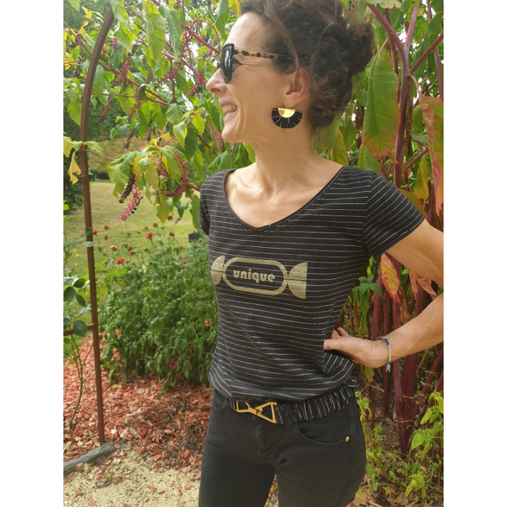 Tee-Shirt Fanny sérigraphié et fait main